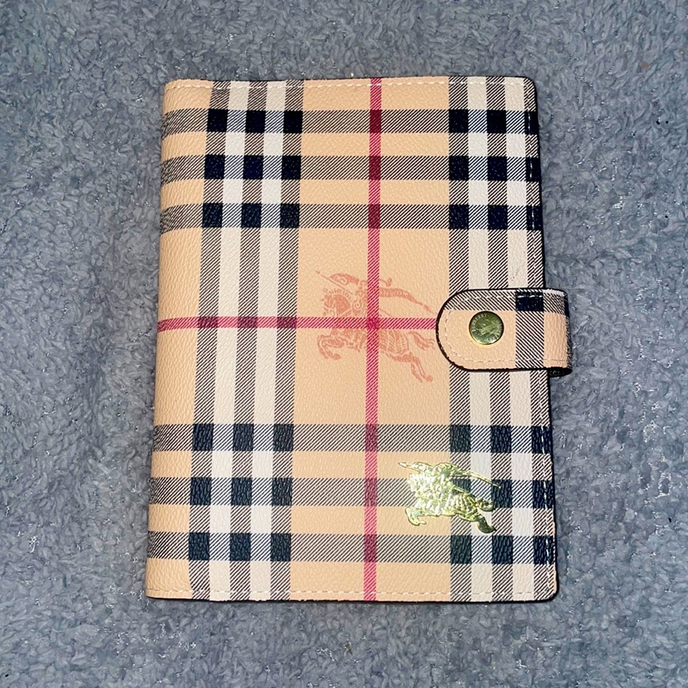 Burberry personal planner